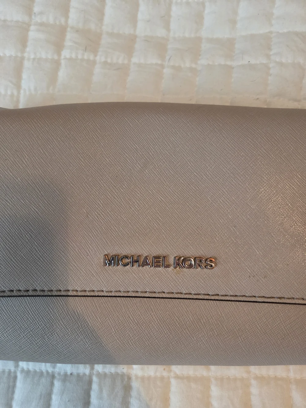 Michael Kors Light Greige Crossbody Bag